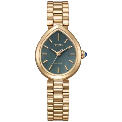 EM1203-57X CITIZEN L Rainell Damen Edelstahl | grün | ø 26.2mm