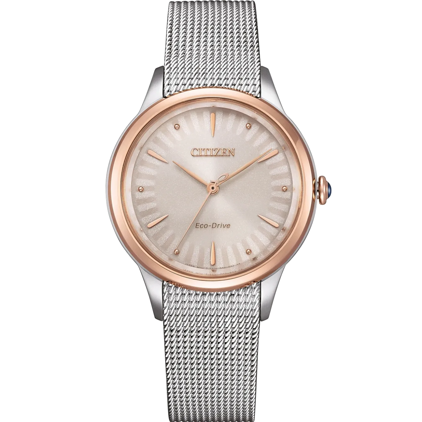 EM1156-80X Eco-Drive Damen Edelstahl | weiß | ø 32mm