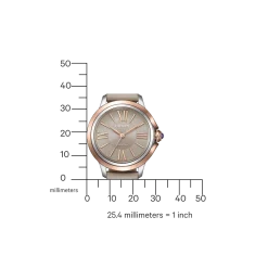 EM1166-01Z Citizen L Damen Ecopet® Synthetisches Material | grau | ø 30mm
