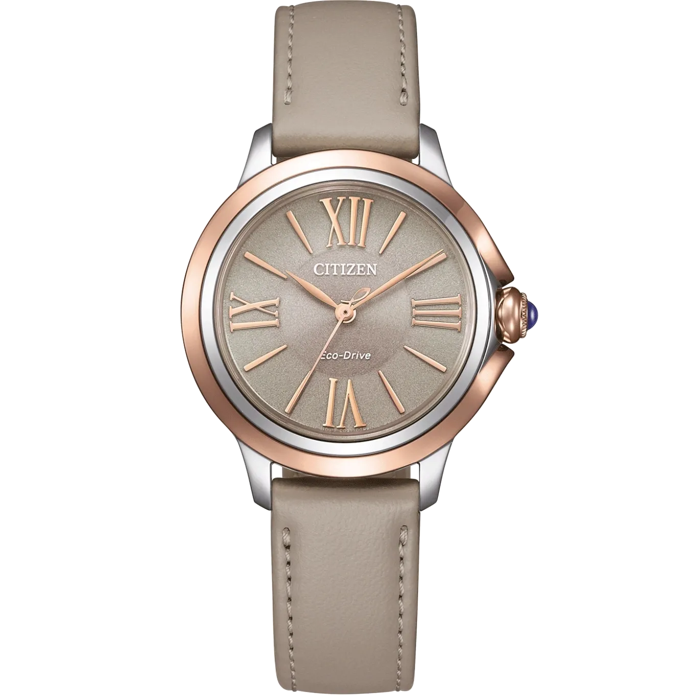 EM1166-01Z Citizen L Damen Ecopet® Synthetisches Material | grau | ø 30mm