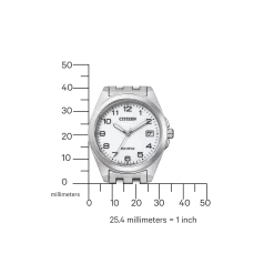 EO1210-83A               Damen Edelstahl | weiß | ø 33.5mm