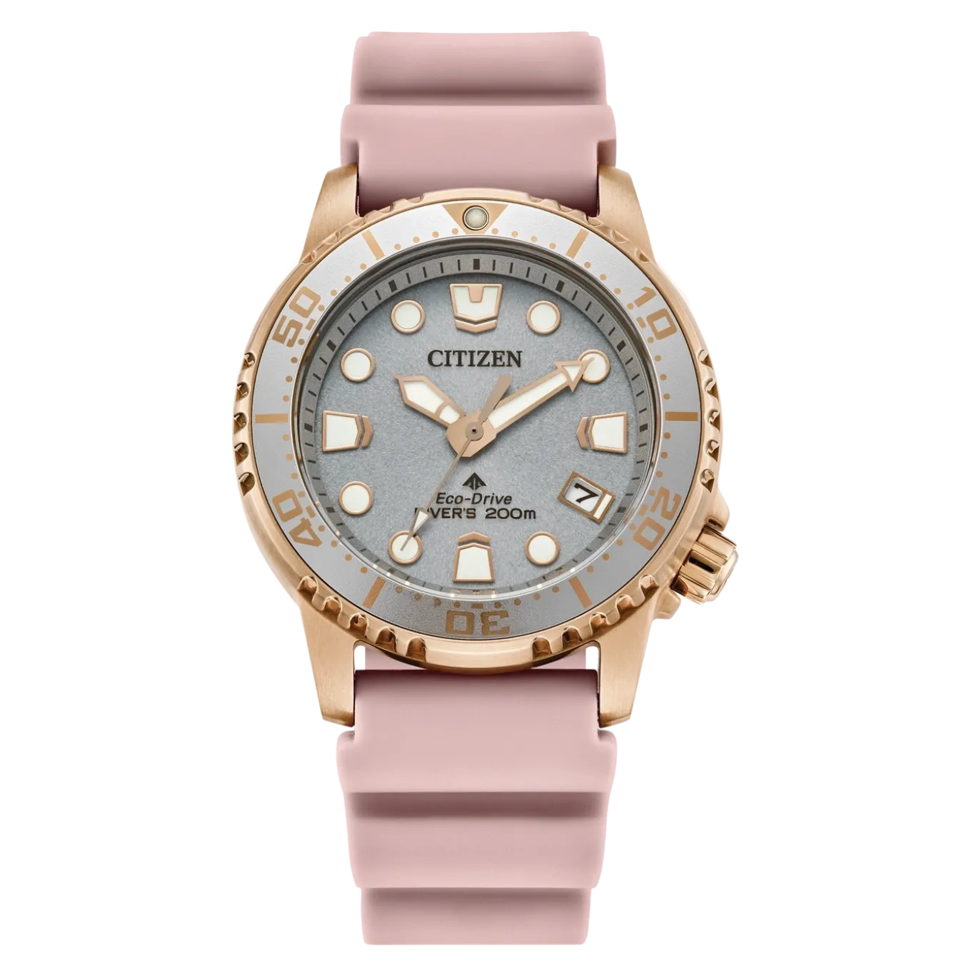 EO2023-00A Promaster Eco-Drive Diver Damen Gummiband (Urethan) | silberfarben | ø 36.5mm