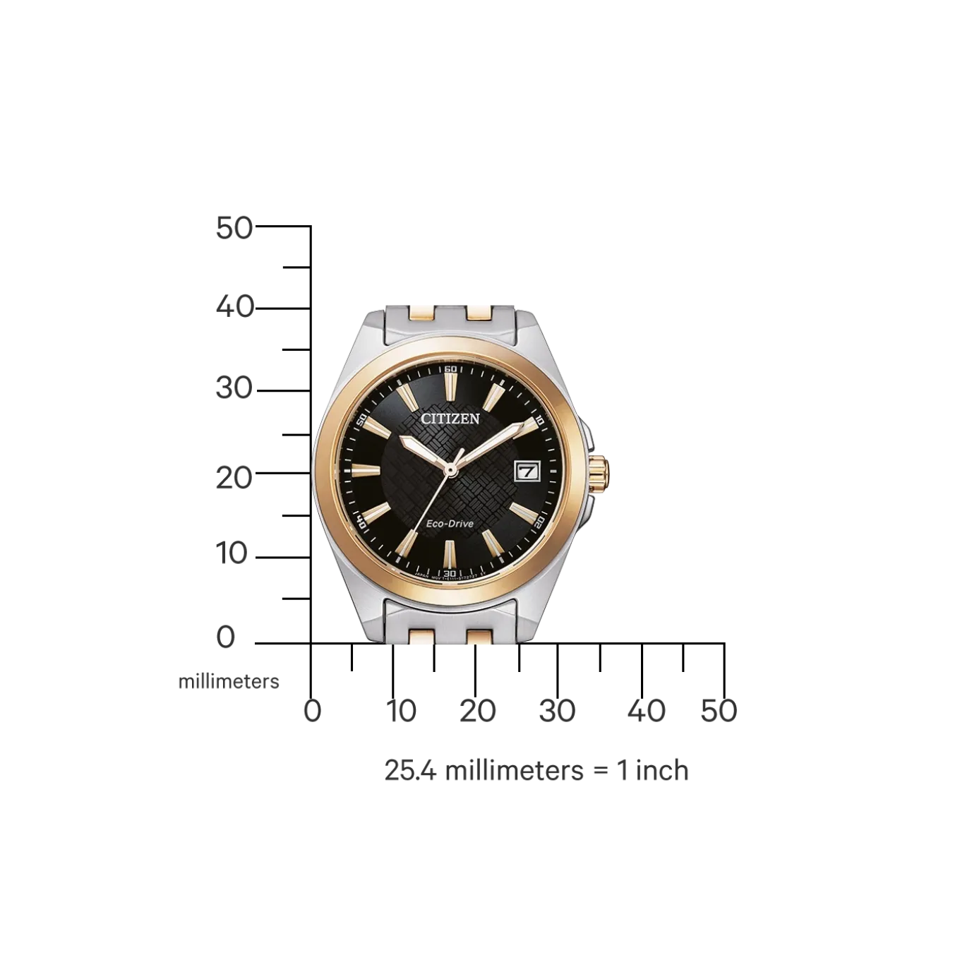 EO1213-85E Damen Edelstahl | schwarz | ø 33.5mm