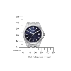 EO1210-83L               Damen Edelstahl | blau | ø 33.5mm
