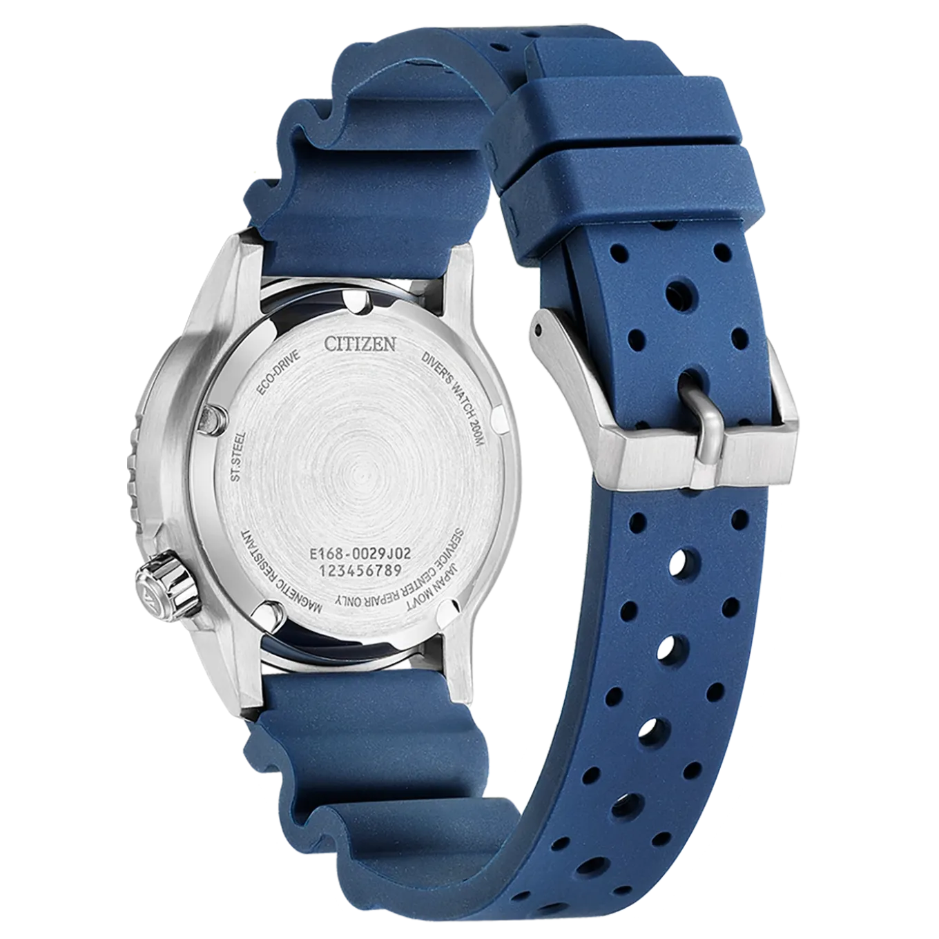 EO2021-05L Promaster Eco-Drive Diver Damen Gummiband (Urethan) | blau | ø 36.5mm