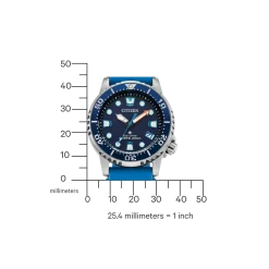 EO2028-06L Promaster Eco-Drive Diver Herren Damen Gummiband (Urethan) | blau | ø 36.5mm