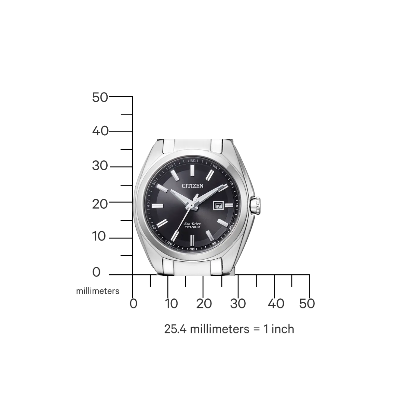 EW2210-53E Damen Super Titanium ™ | schwarz | ø 34mm
