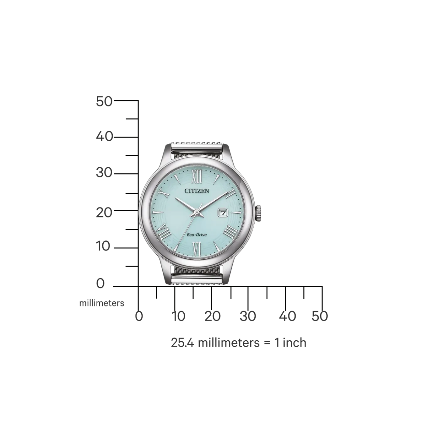 EW2621-75M Damen Edelstahl | blau | ø 31mm