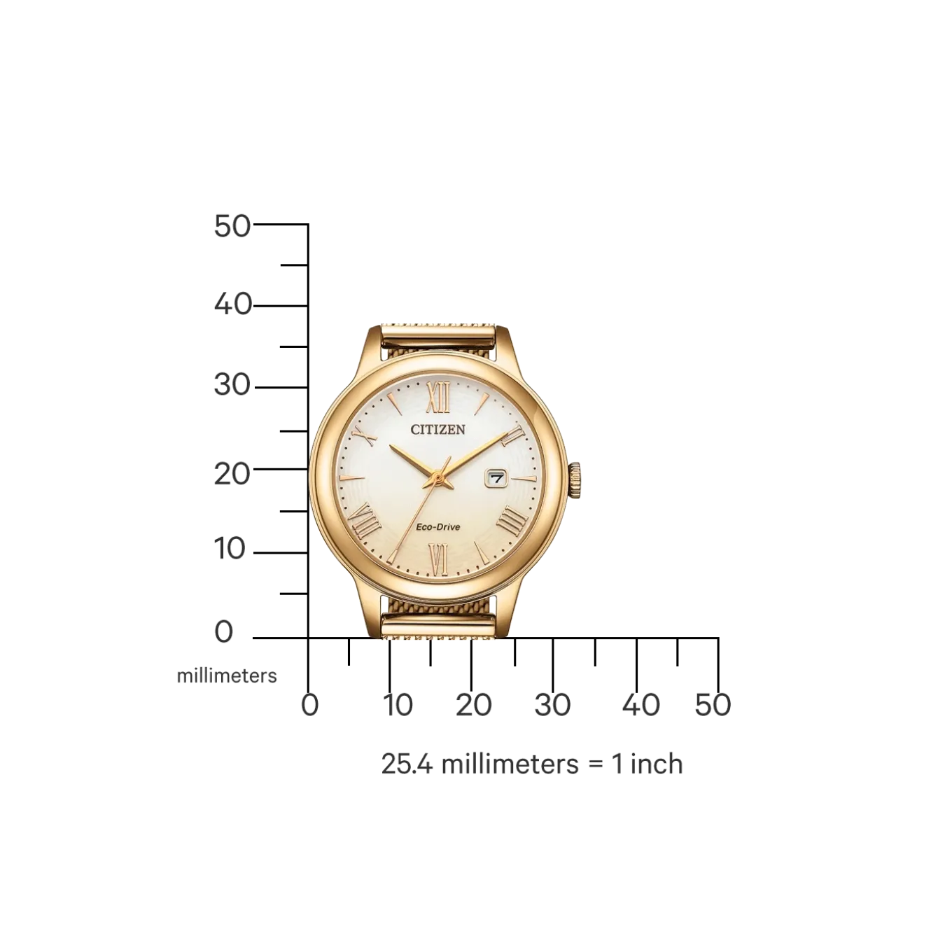 EW2623-70P Damen Edelstahl | weiß | ø 31mm