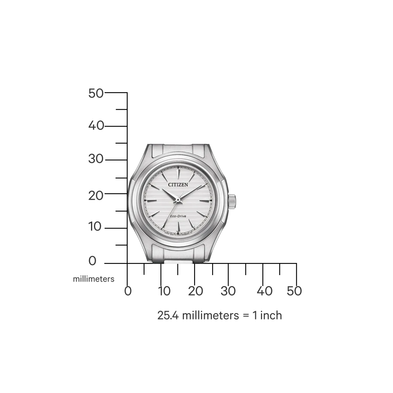 FE2110-81A Damen Edelstahl | weiß | ø 31.3mm
