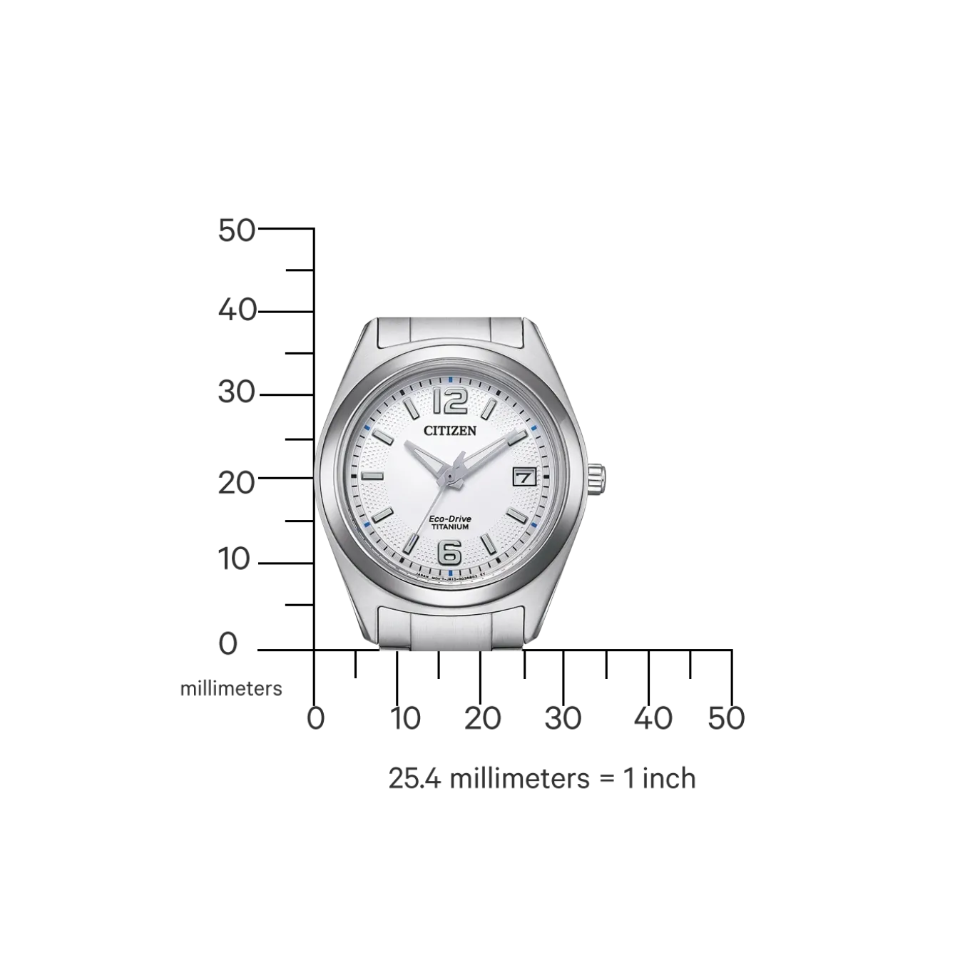 FE6151-82A Damen Super Titanium ™ | weiß | ø 34mm