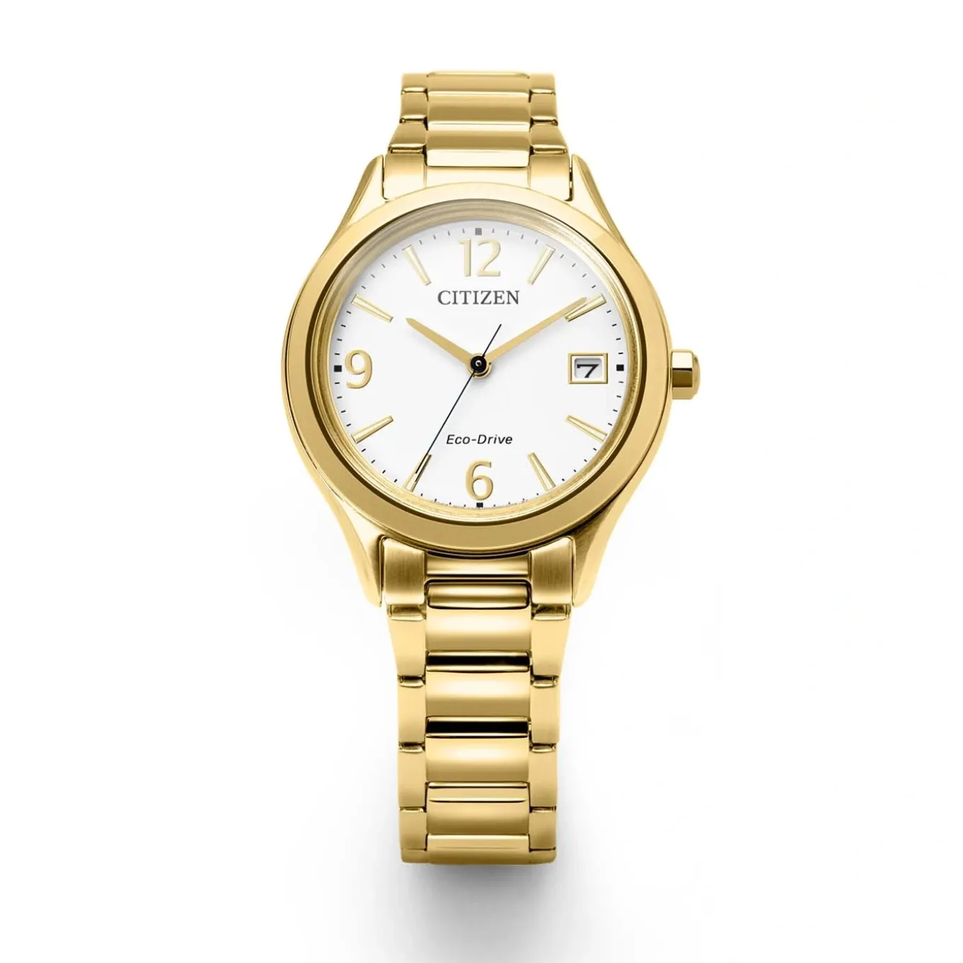 FE6122-64A Eco-Drive Damen Edelstahl | weiß | ø 33.5mm