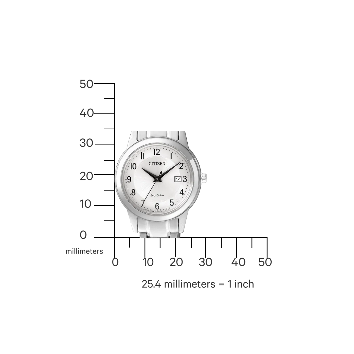 FE1081-59E Damen Edelstahl | schwarz | ø 29.5mm