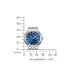 FE1240-81L               Damen Edelstahl | blau | ø 29.5mm