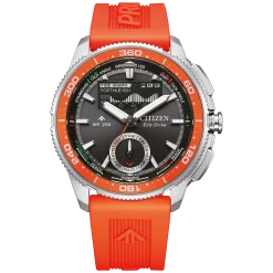 JV3000-13E                                        Wave Tracker                                        Herren Gummiband (Urethan) | schwarz | ø 42.4mm