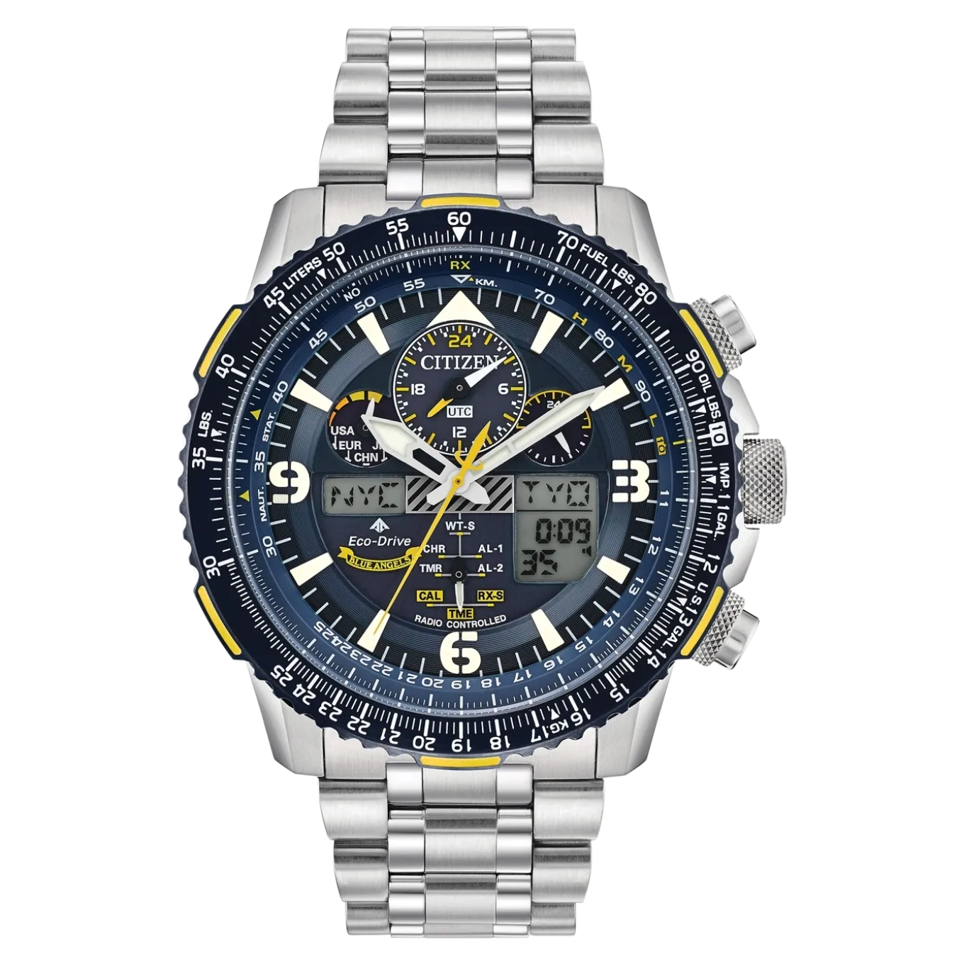 JY8078-52L Promaster Skyhawk " Blue Angel" Herren Edelstahl | blau | ø 45.4mm