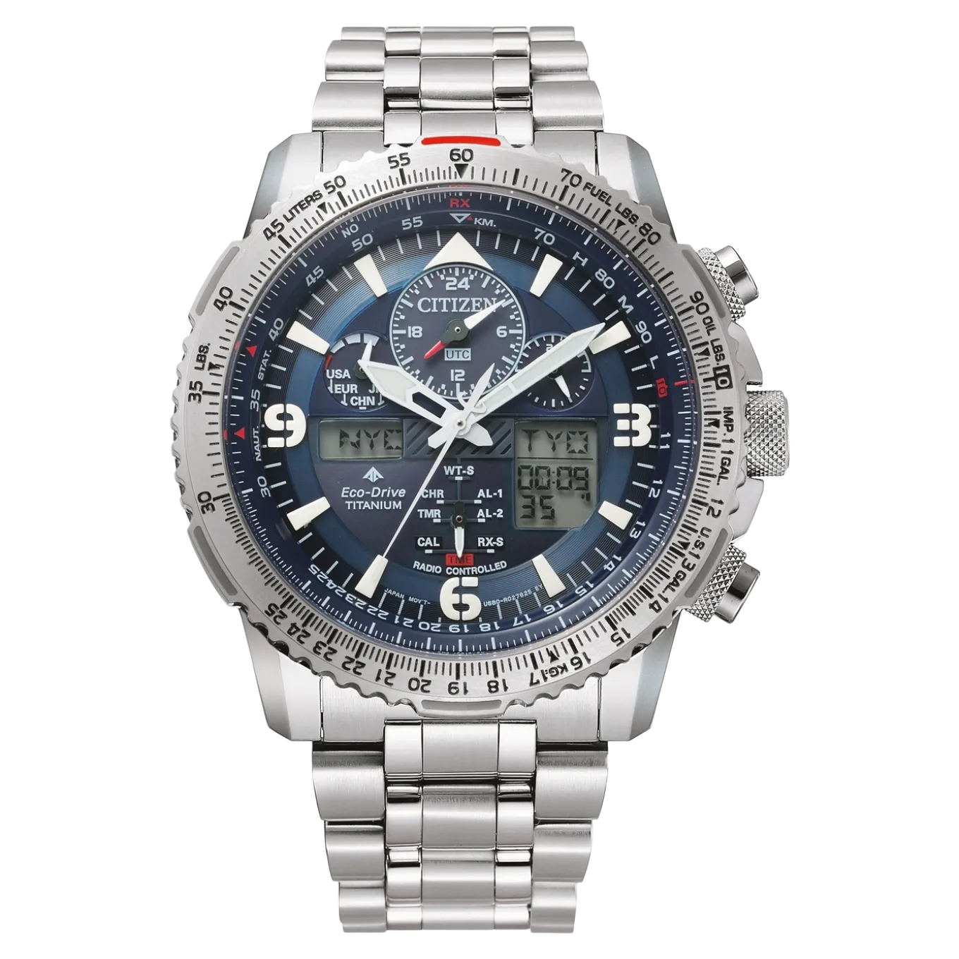 JY8100-80L Promaster Skyhawk Herren Super Titanium ™ | blau | ø 45.4mm