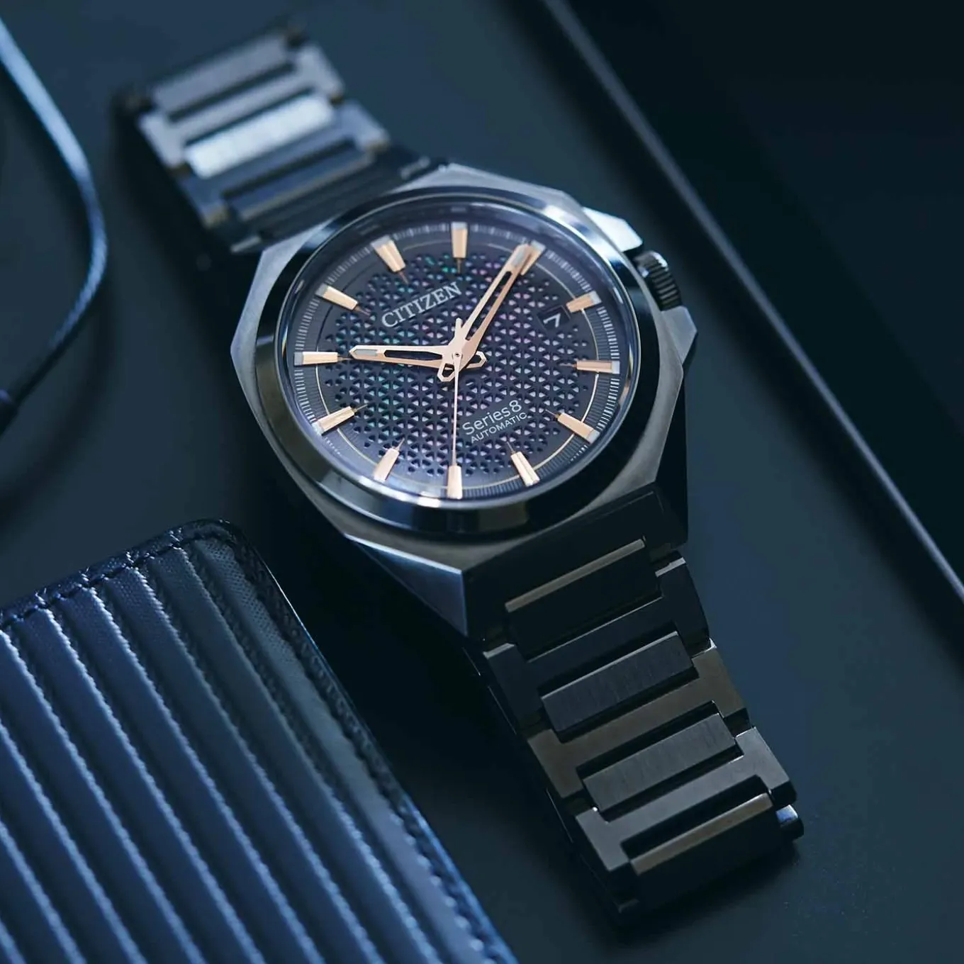 NA1015-81Z Herren Edelstahl | perlmutt weiß | ø 40mm