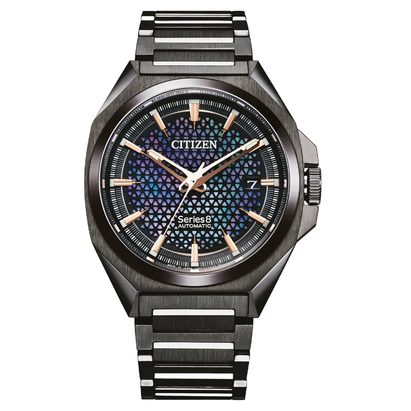 NA1015-81Z Herren Edelstahl | perlmutt weiß | ø 40mm