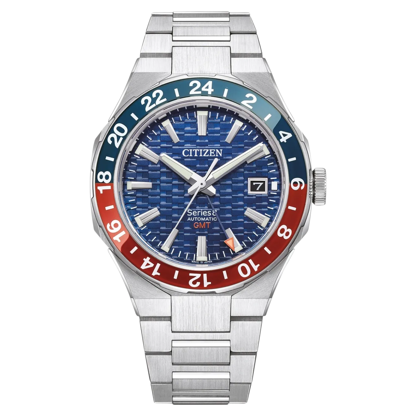NB6030-59L Series 8 GMT Herren Edelstahl | blau | ø 42mm