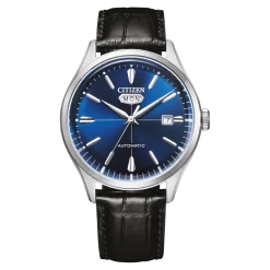 NH8390-20LC Herren Leder | blau | ø 40.2mm