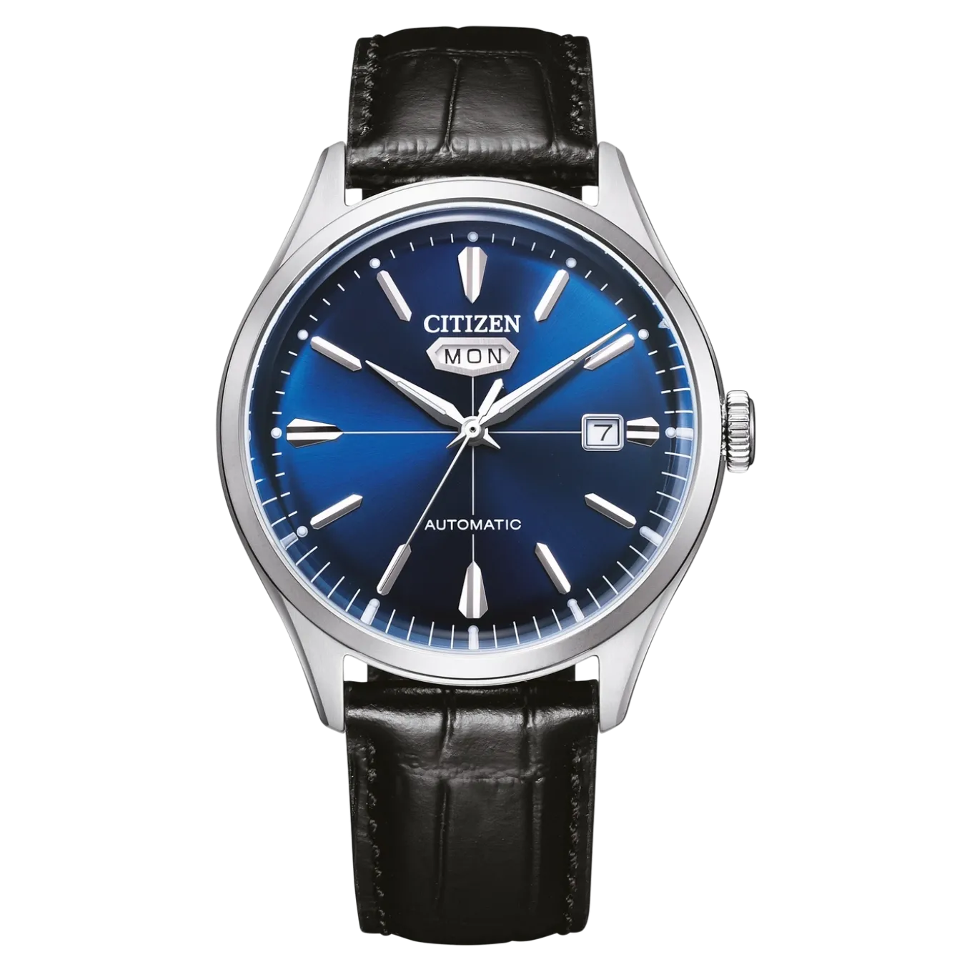 NH8390-20LC Herren Leder | blau | ø 40.2mm