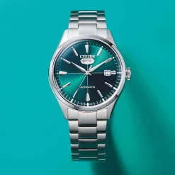 NH8391-51XC Herren Edelstahl | grün | ø 40.2mm