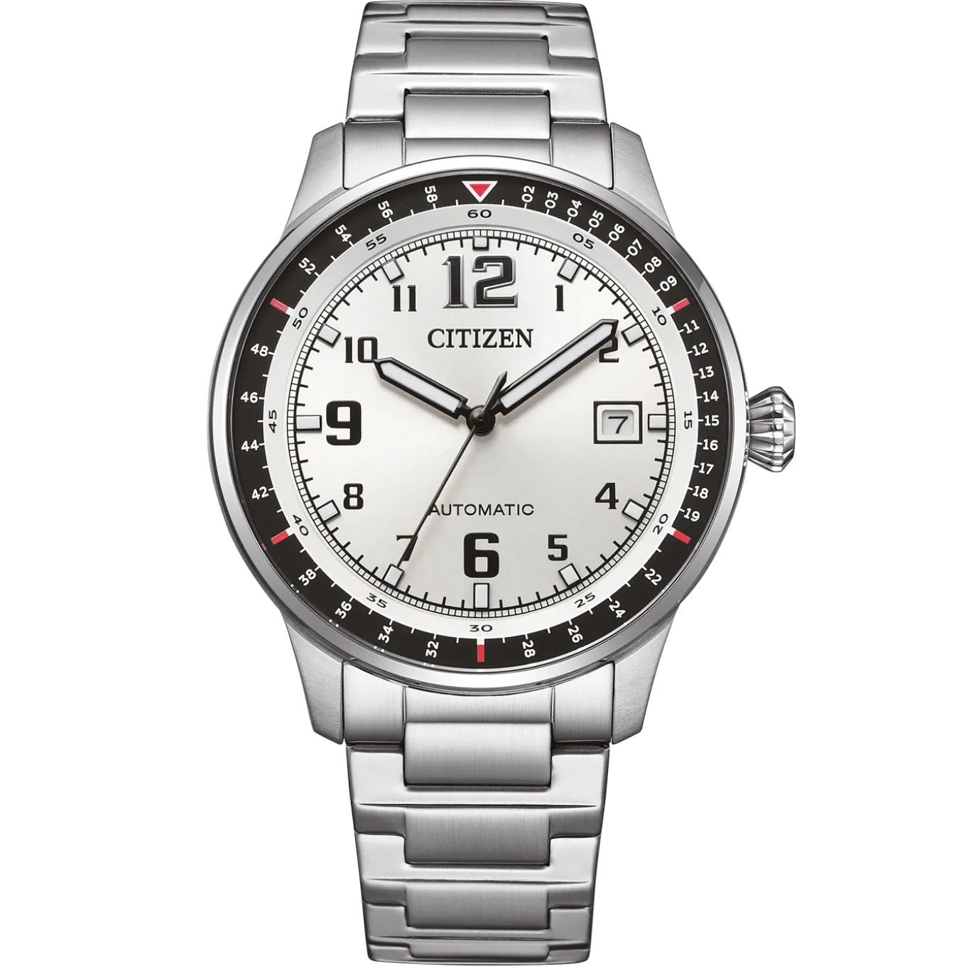 NJ0190-51A Herren Edelstahl | weiß | ø 40mm