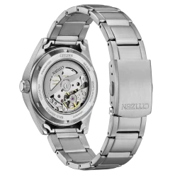 NJ0221-50E               Herren Edelstahl | schwarz | ø 38.5mm
