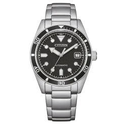 NJ0221-50E Herren Edelstahl | schwarz | ø 38.5mm