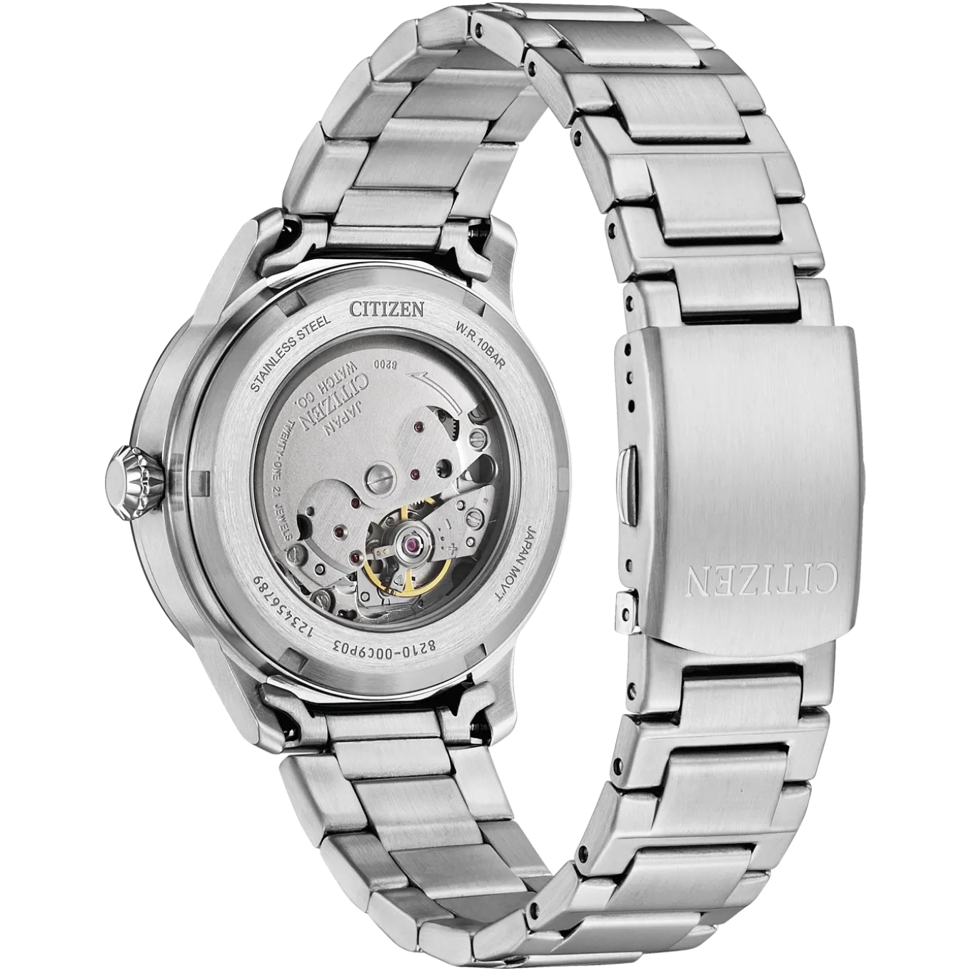 NJ0190-51E Herren Edelstahl | schwarz | ø 40mm