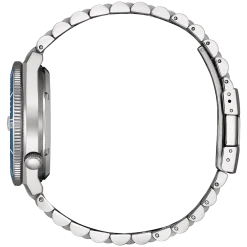 NJ0231-56L               Herren Edelstahl | blau | ø 40mm