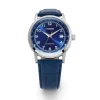 NJ0210-13L               Herren Leder | blau | ø 40mm