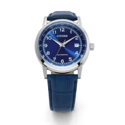 NJ0210-13L Herren Leder | blau | ø 40mm