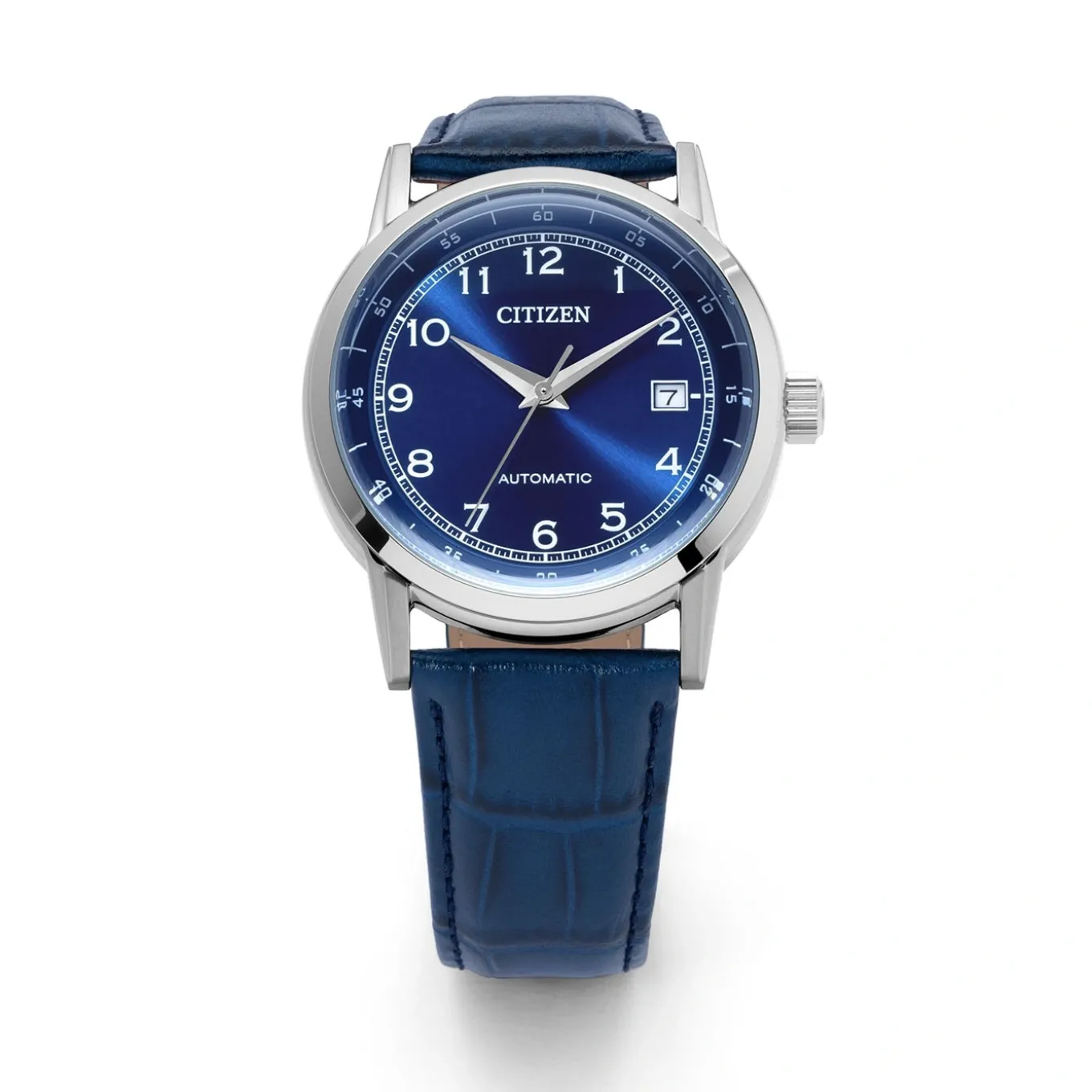 NJ0210-13L Herren Leder | blau | ø 40mm