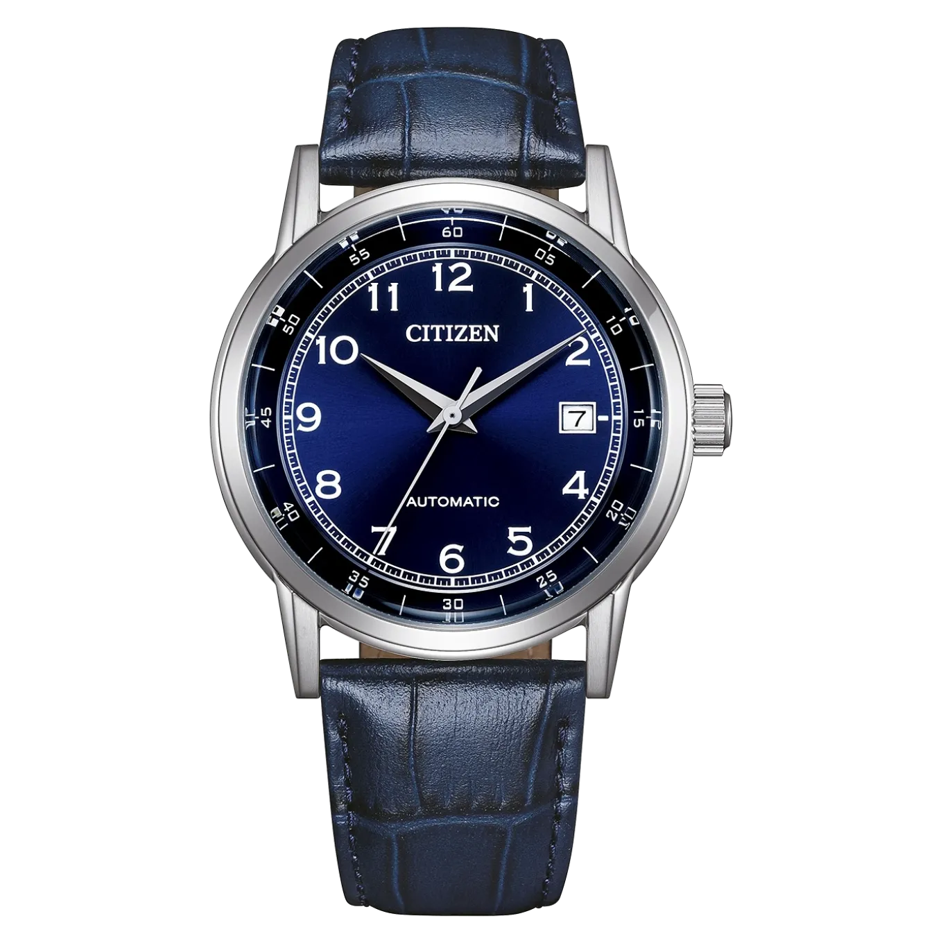 NJ0210-13L Herren Leder | blau | ø 40mm
