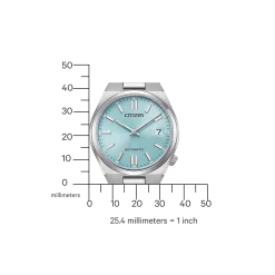 NJ0200-50L TSUYOSA Herren Edelstahl | hellblau | ø 37mm