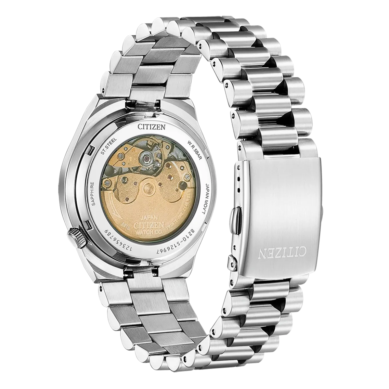 NJ0150-81L TSUYOSA Herren Edelstahl | blau | ø 40mm