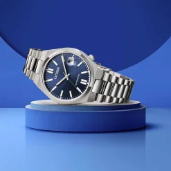 NJ0200-50M                                        TSUYOSA                                        Herren Edelstahl | graublau