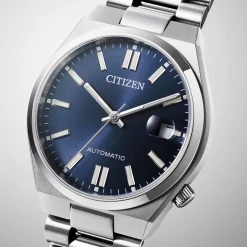 NJ0200-50M                                        TSUYOSA                                        Herren Edelstahl | graublau