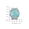 NJ0151-88M                                        TSUYOSA                                        Herren Edelstahl | hellblau | ø 40mm