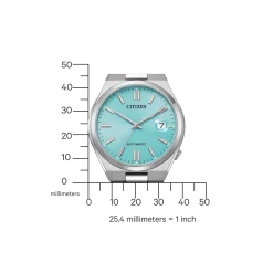 NJ0151-88M TSUYOSA Herren Edelstahl | hellblau | ø 40mm