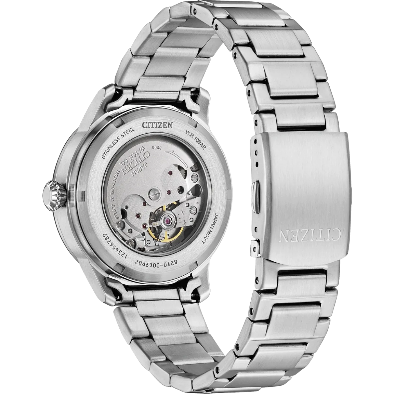 NJ0190-51X Herren Edelstahl | grün | ø 40mm