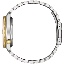 NJ0234-58X               Herren Edelstahl | rot | ø 40mm