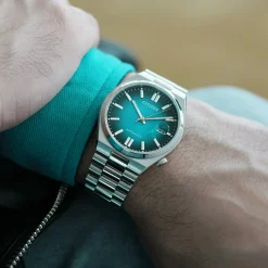 NJ0151-88X TSUYOSA Herren Edelstahl | grün | ø 40mm