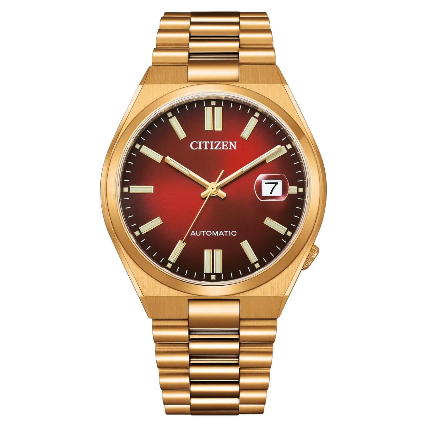 NJ0153-82X TSUYOSA Herren Edelstahl | rot | ø 40mm