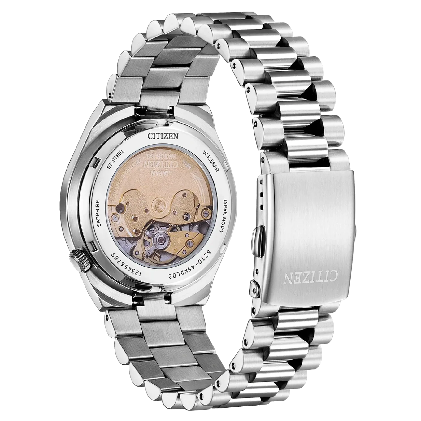 NJ0159-86Z TSUYOSA Herren Edelstahl | orange | ø 40mm