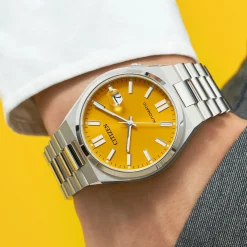 NJ0150-81Z TSUYOSA Herren Edelstahl | gelb | ø 40mm