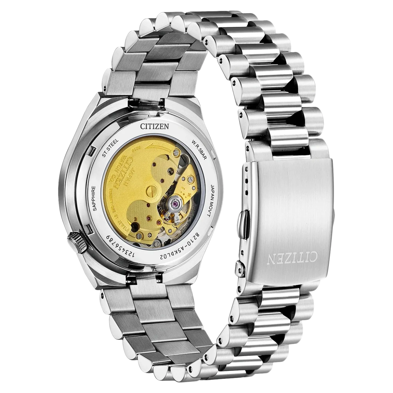 NJ0151-88Z TSUYOSA Herren Edelstahl | orange | ø 40mm