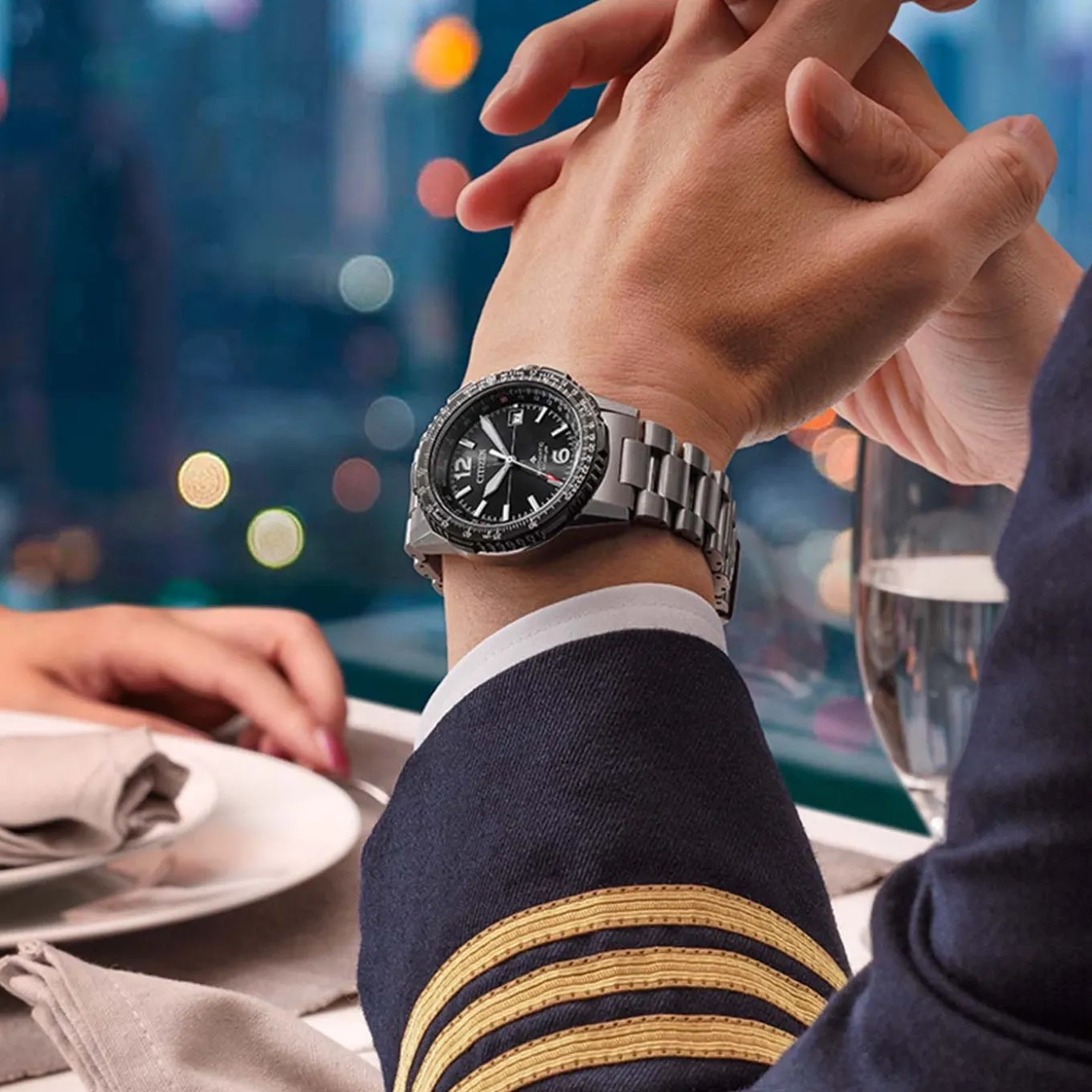 NK0044-57E Promaster Sky Navihawk Herren Super Titanium ™ | schwarz | ø 40mm
